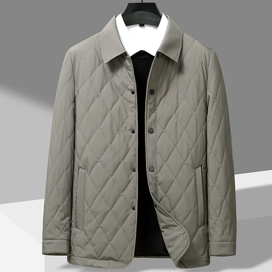Abrigo Acolchado de Algodón para Hombre - Otoño Invierno