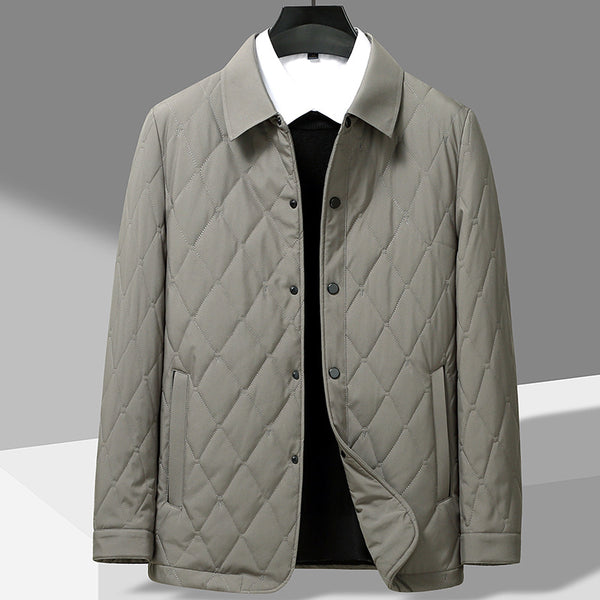 Abrigo Acolchado de Algodón para Hombre - Otoño Invierno