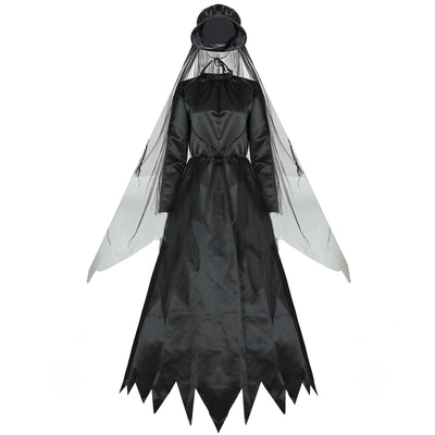 Disfraz de Novia Fantasma Vampiro para Halloween - Traje Cosplay Terrorífico Completo - Image 12