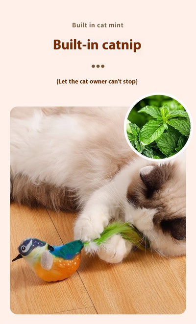 Juguete Interactivo para Gatos con Pájaro Cantante y Movimiento - Image 14