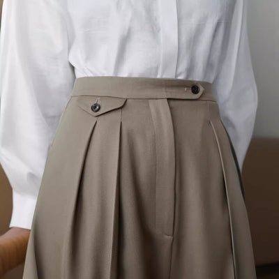Pantalones Rectos Anchos Casuales para Mujer - Image 2