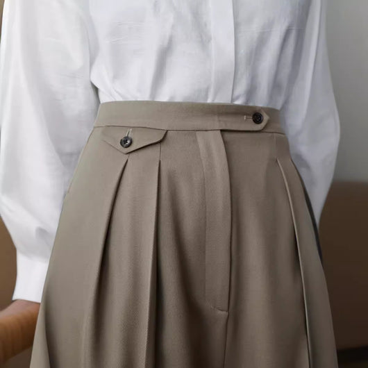 Pantalones Rectos Anchos Casuales para Mujer - Image 2