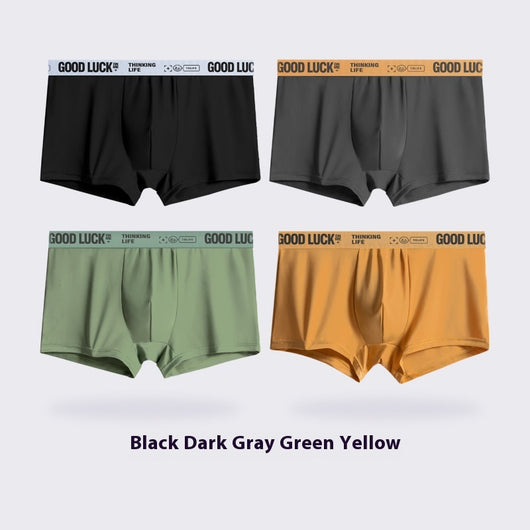 Pack de 4 Bóxers Sin Costuras a Rayas para Hombre