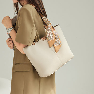 Bolso Bandolera de Cuero Genuino con Gran Capacidad para Viajes Diarios