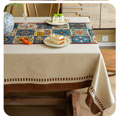 Mantel Rectangular para Mesa de Centro - Diseño Atmosférico en Tela - Image 22