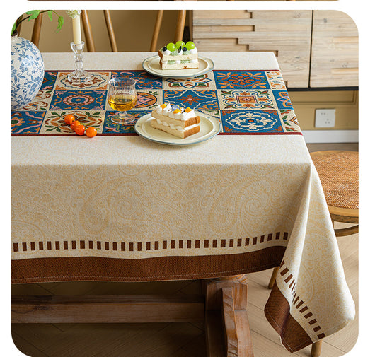 Mantel Rectangular para Mesa de Centro - Diseño Atmosférico en Tela - Image 22