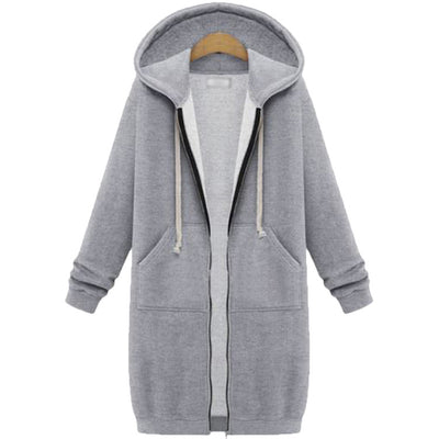 Chamarra Sudadera Polar con Capucha de Manga Larga - Image 18