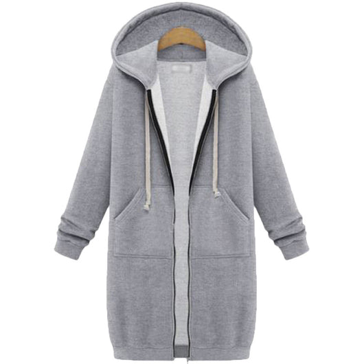 Chamarra Sudadera Polar con Capucha de Manga Larga - Image 18