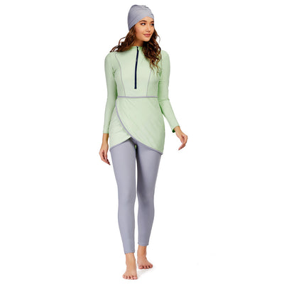 Traje de Baño Conservador Estampado Floral para Mujer - Image 7