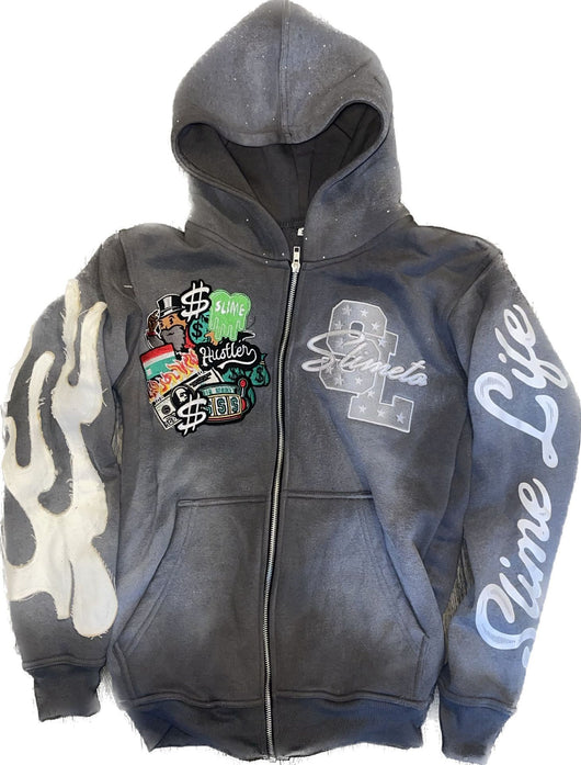 Sudadera con Capucha y Estampado Bordado para Hombre - Image 15