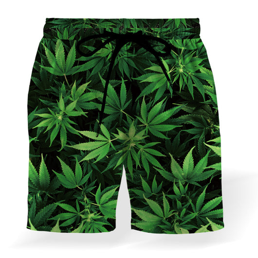 Pantalones Cortos de Playa con Estampado de Coco y Cintura Elástica Ajustable - Image 9