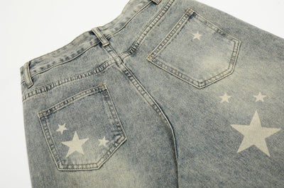 Pantalones Vaqueros de Algodón Desgastado con Estilo Vintage - Image 13