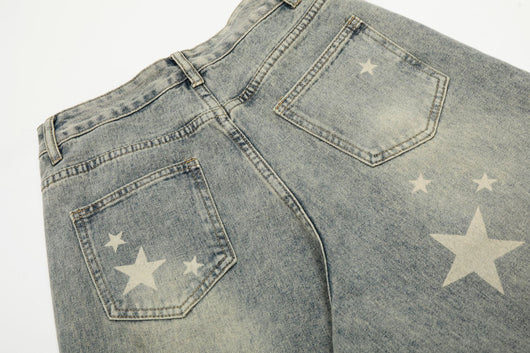 Pantalones Vaqueros de Algodón Desgastado con Estilo Vintage - Image 13