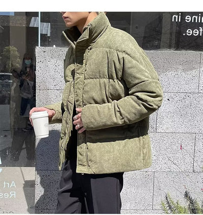 Chaqueta Acolchada de Algodón para Hombre - Estilo Deportivo y Casual - Image 17
