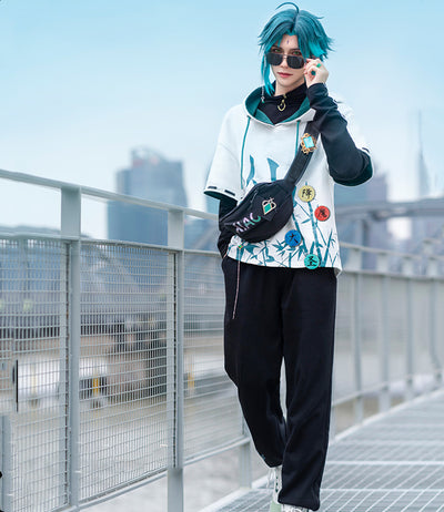 Suéter Cosplay Estilo Nacional Daily Tide - Disfraz Temático Premium