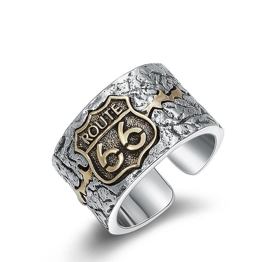 Anillo Ajustable Punk Plata Dedo Índice Retro - Image 7