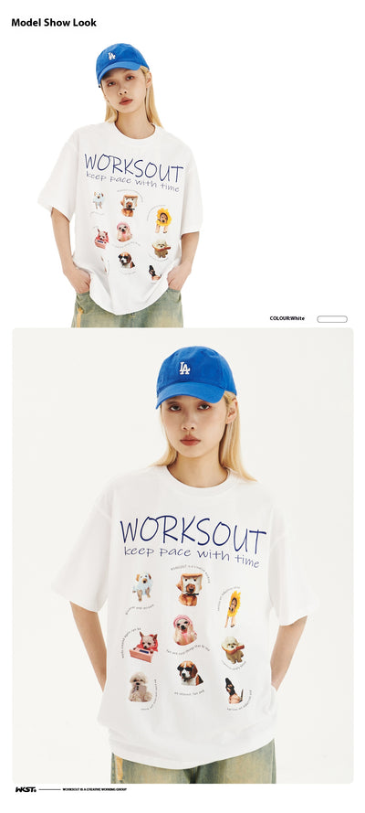 Camiseta Retro Estampada con Cachorritos - Image 13