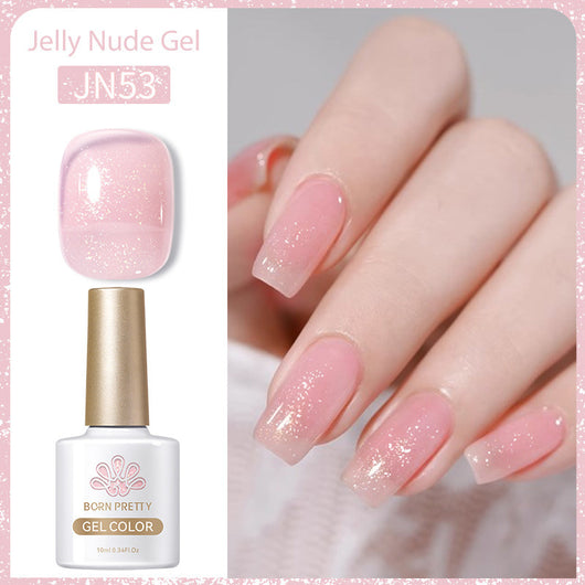 Esmalte de Uñas Gel UV Transparente Efecto Gelatina Fotocurable - Image 58