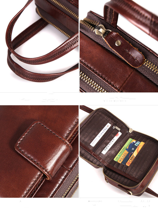 Bolsa Mensajera Mini de Cuero para Mujer - Diseño Versátil y Moderno - Image 5
