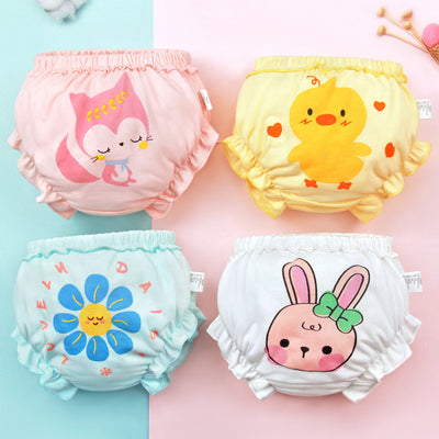 Calzones Infantiles Estilo Coreano para Niñas - Ropa Interior sin Costuras