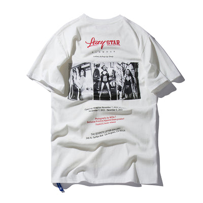 Camiseta Hip-Hop con Estampado de Belleza para Hombre - Image 11