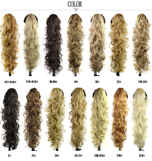 Extensión de Cabello Ondulado con Pinza - Coleta Postiza Fibra Sintética Premium - Image 2