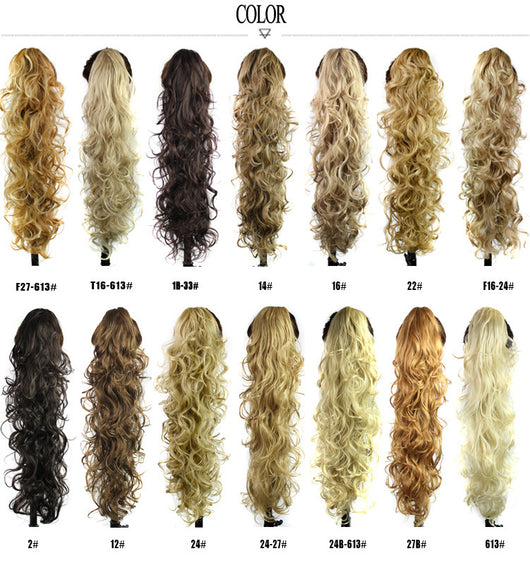 Extensión de Cabello Ondulado con Pinza - Coleta Postiza Fibra Sintética Premium - Image 2