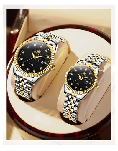 Reloj de Pareja para San Valentín - Diseño Moderno Resistente al Agua - Image 16