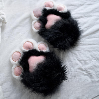 Pantuflas Cálidas con Forro Polar y Diseño de Patita de Gato - Image 6