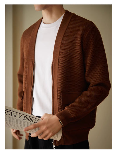 Cardigan Tipo V de Punto Premium - Abrigo Suéter Elegante - Image 8