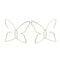 Aretes Mariposa Elegantes de Cobre - Diseño Moderno Transfronterizo
