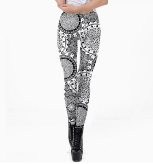Leggins Deportivos Estampados Digitales para Mujer - Diseño Europeo y Americano - Image 12