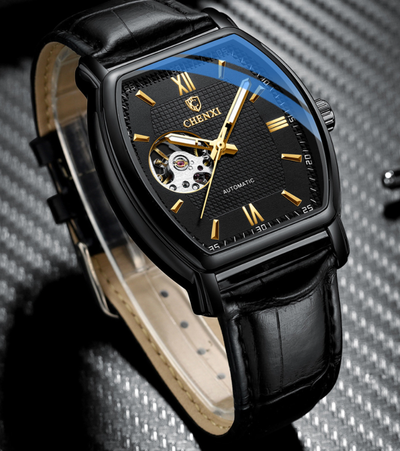 Reloj Mecánico Automático Cuadrado Hueco para Hombre - Image 8