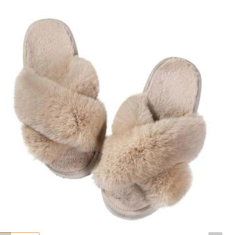 Pantuflas Invierno Cálidas con Cinturón Cruzado de Algodón - Image 9