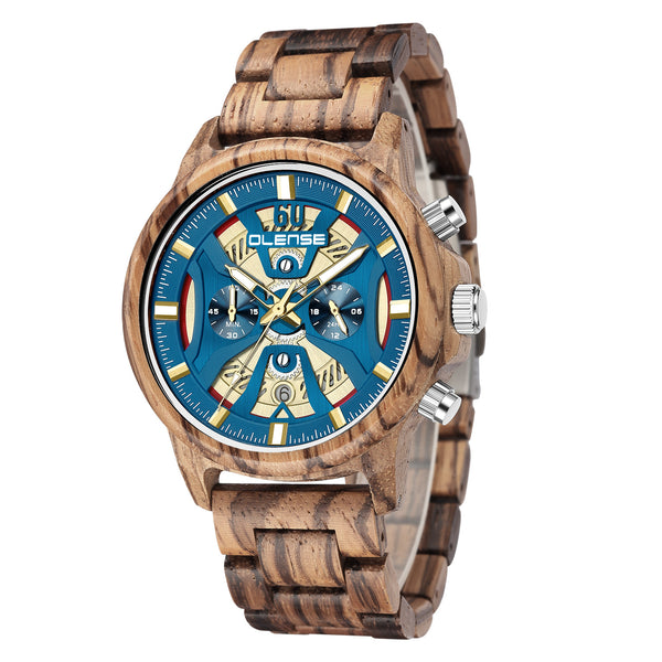 Reloj de Madera Artesanal para Hombre