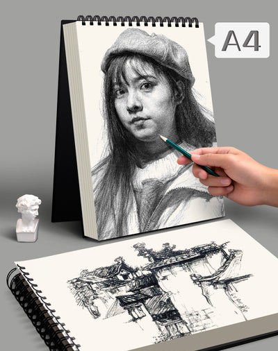 Cuaderno de Dibujo A4 Profesional con Papel Grueso - Image 14