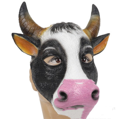 Máscara de Vaca de Látex para Mascarada de Pascua - Image 5