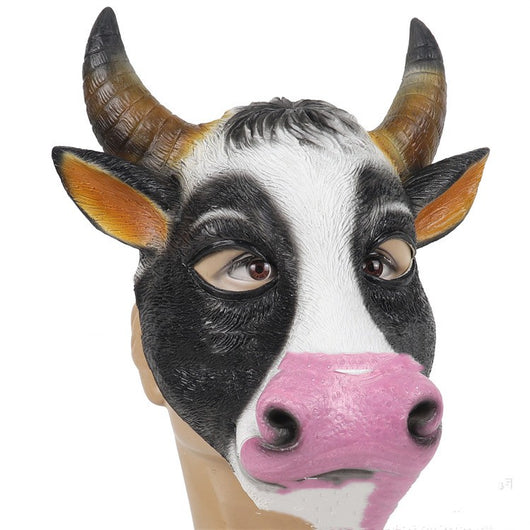 Máscara de Vaca de Látex para Mascarada de Pascua - Image 5