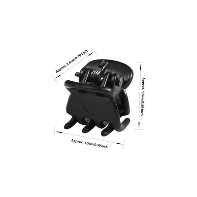 Pinza Claw Clip Negra Mate Mini 1cm - Accesorio Perfecto para Flequillos y Cabello Suelto - Image 13