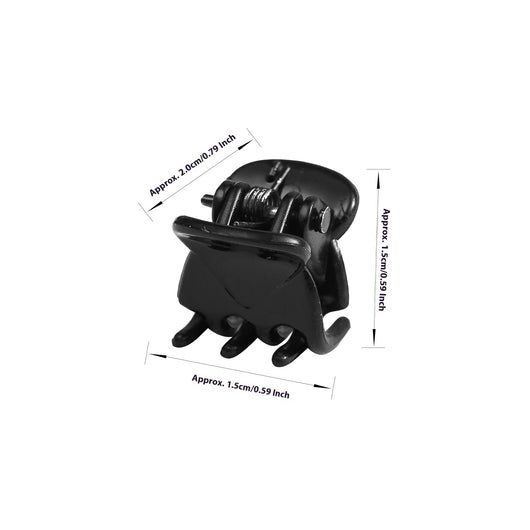 Pinza Claw Clip Negra Mate Mini 1cm - Accesorio Perfecto para Flequillos y Cabello Suelto - Image 13