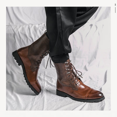 Botines Denim Locomotora con Cordones Otoño Invierno Negro - Image 15