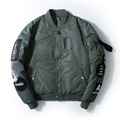 Chaqueta Bomber de Trabajo Acolchada con Bordados - Image 7