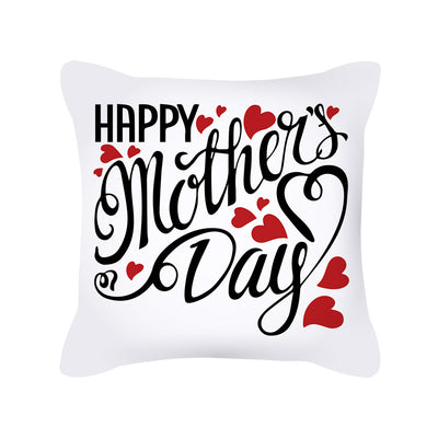 Funda de Almohada Día de la Madre Corazón Nórdico Melocotón - Image 26