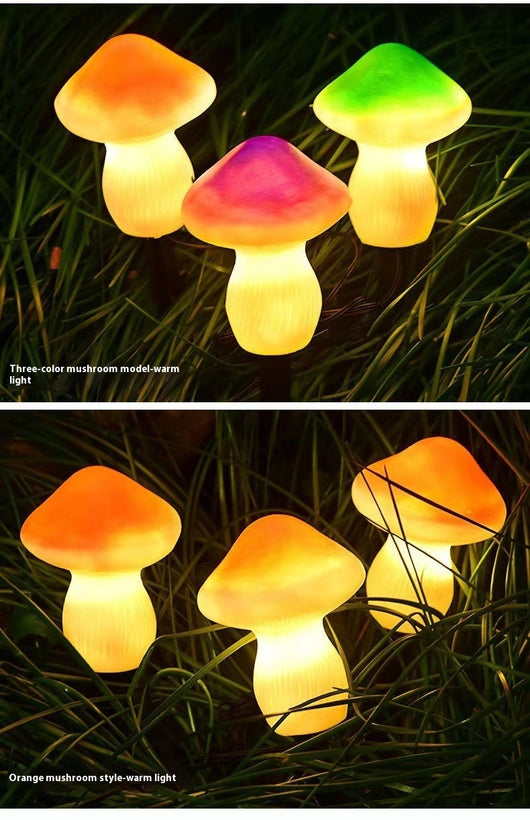 Lámpara Solar Seta para Jardín - Impermeable y Decorativa - Image 11