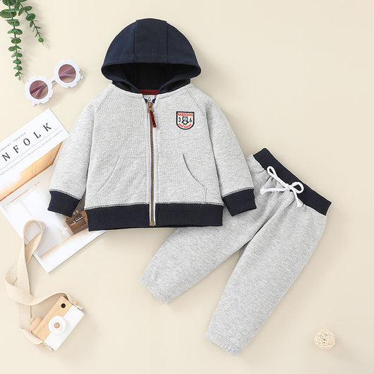 Conjunto de Sudadera con Capucha y Pantalón para Niño - Outfit Deportivo Otoñal - Image 23