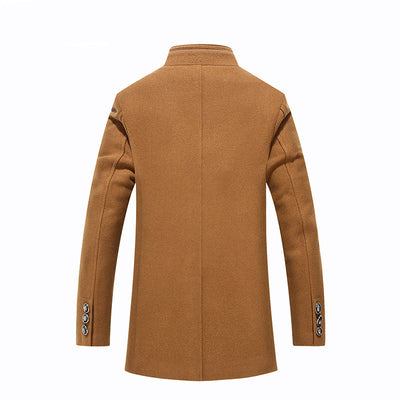 Abrigo de Lana para Hombre con Cuello de Lana - Image 10