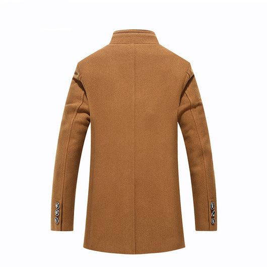 Abrigo de Lana para Hombre con Cuello de Lana - Image 10