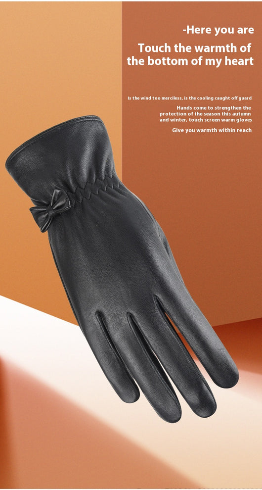 Guantes de Cuero Cálidos para Invierno Mujer - Image 13