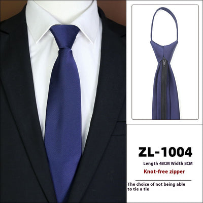 Corbata con Cierre Ejecutiva sin Nudo para Hombre - Image 9