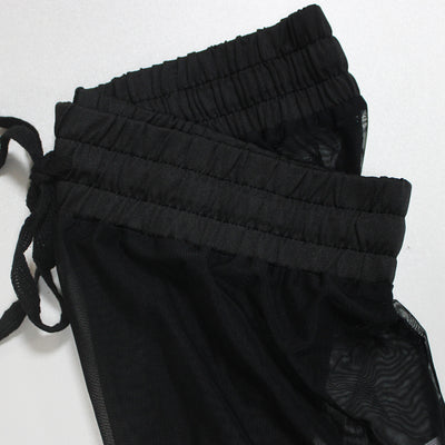 Pantalones Mesh Transparentes con Cordones - Estilo Europeo y Americano - Image 14
